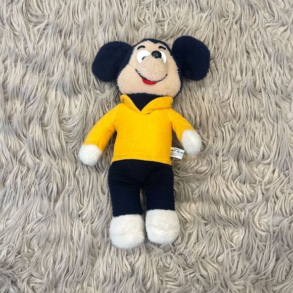 Vintage Disney Mickey Mouse Knickerbocker 1970s plush - Picture 1 of 5